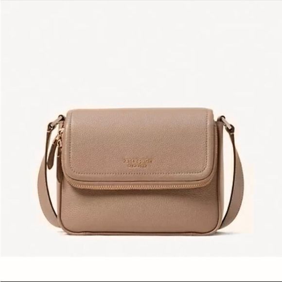 kate spade Bags Kate Spade Run Around Pebbled Leather Crossbody Bag